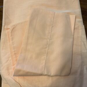 Vtg J.P. Stevens Utica‎ Percale Twin Fitted Sheet & Pillow Case Peach New
